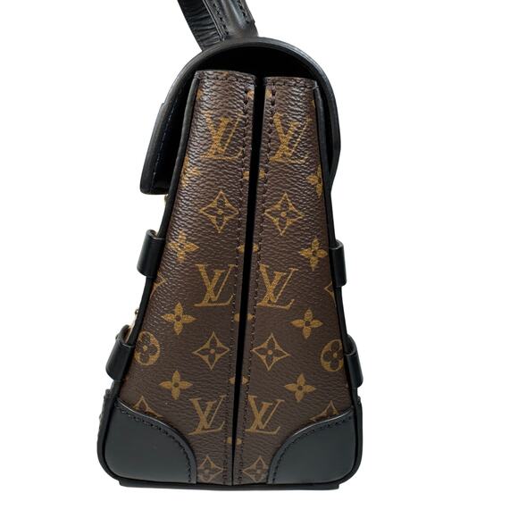 Louis Vuitton Trianon Trunk bag PM Monogram Wood LV crossbody tote Rare Handbag - Picture 10 of 15